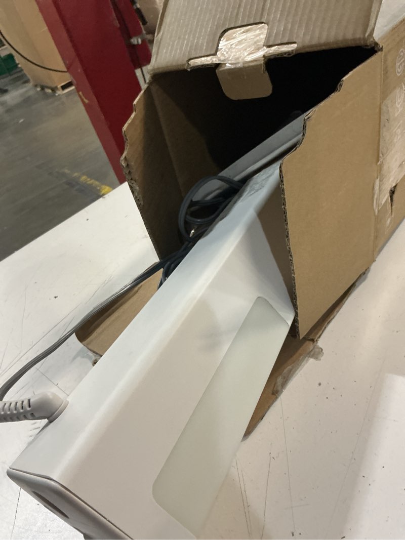 Condition photo showing As Is for sweetcrispy steam mop for floor cleaning,lightweight floor steamer cleaner for hardwood/tile/laminate floors carpet, 2 washable pad, white and green white and green 43.08*7.83*11.05inch 2025 new model