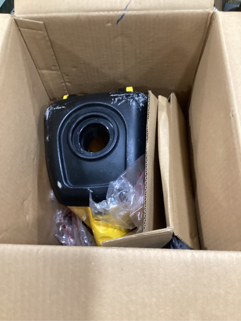 Condition photo showing As Is for eureka 3670m canister cleaner, lightweight powerful vacuum for carpets and hard floors, w/ 5bags,yellow yellow 3670m with 5 bags