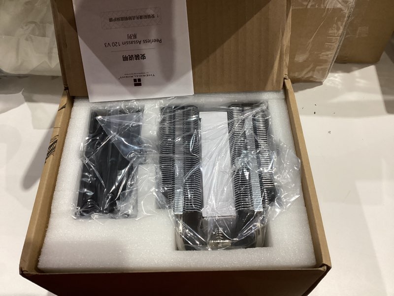 Condition photo showing New/Like New for Thermalright Peerless Assassin 120 Black V3 CPU Air Cooler, 6 Heat Pipes with Dual CPU Fans, 2000RPM±10%, for AM4/AM5,Intel LGA1851/1700/115X/1200(Upgrade Version) PA120 BLACK V3-D1