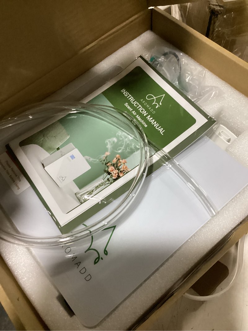 Condition photo showing Good Condition for scent air machine for home, yofuly smart hotel collection diffuser with cold air technology, 400ml waterless electric oil diffusers for large room, spa, office, 1500 sq. ft coverage white