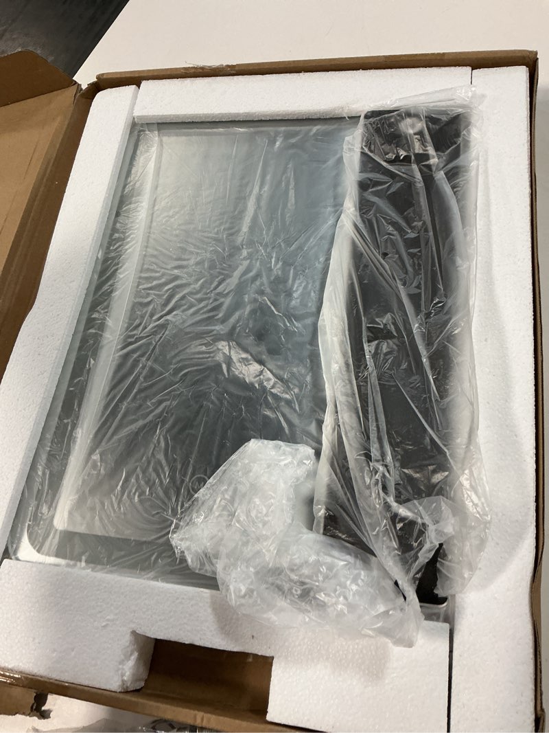 Condition photo showing Good Condition for fennio makeup mirror with lights 17"x13" ?desk mirror?vanity mirror with lights, touch screen with 3-color lighting, dimmable, vanity mirror for vanity desk tabletop white 13"l x 17"w