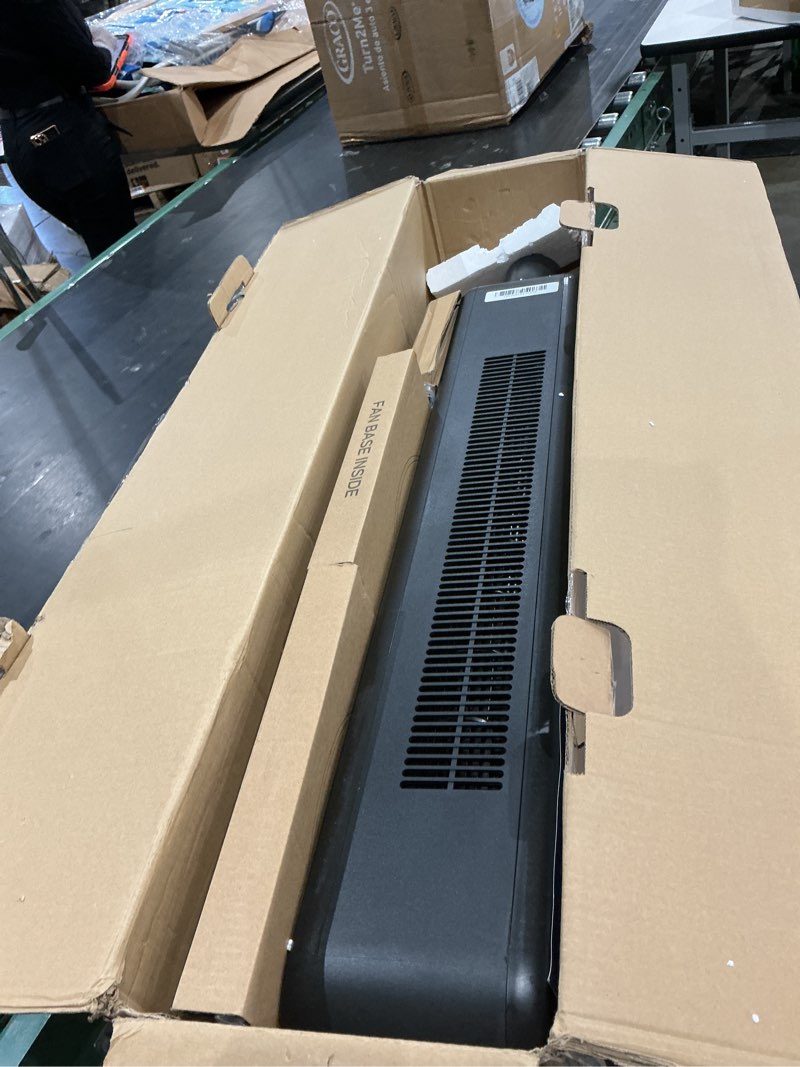 Condition photo showing Good Condition for dreo tower fan for bedroom, 42 inch 120° oscillating fan, 25db quiet dc motor, 28ft/s velocity bladeless standing fan with 12 speeds, 4 modes, 12h timer cooling fans for home, living room
