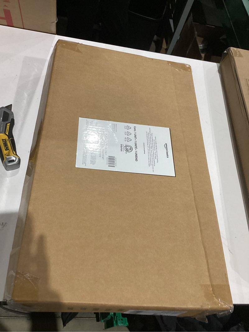 Amazon Basics Electric Griddle with Nonstick Ceramic Coating, Flat Grill for Pancake, 10 x 20 inches