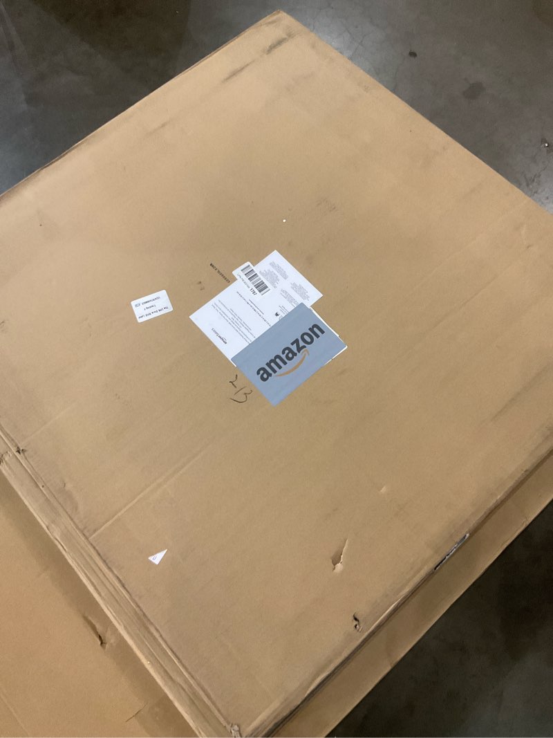 Condition photo showing As Is for Amazon Basics Bed Frame with Storage, Foldable Metal Platform, Sturdy Steel, No Box Spring Needed, 14-inch High, Tool-Free Setup, Twin Size, Black