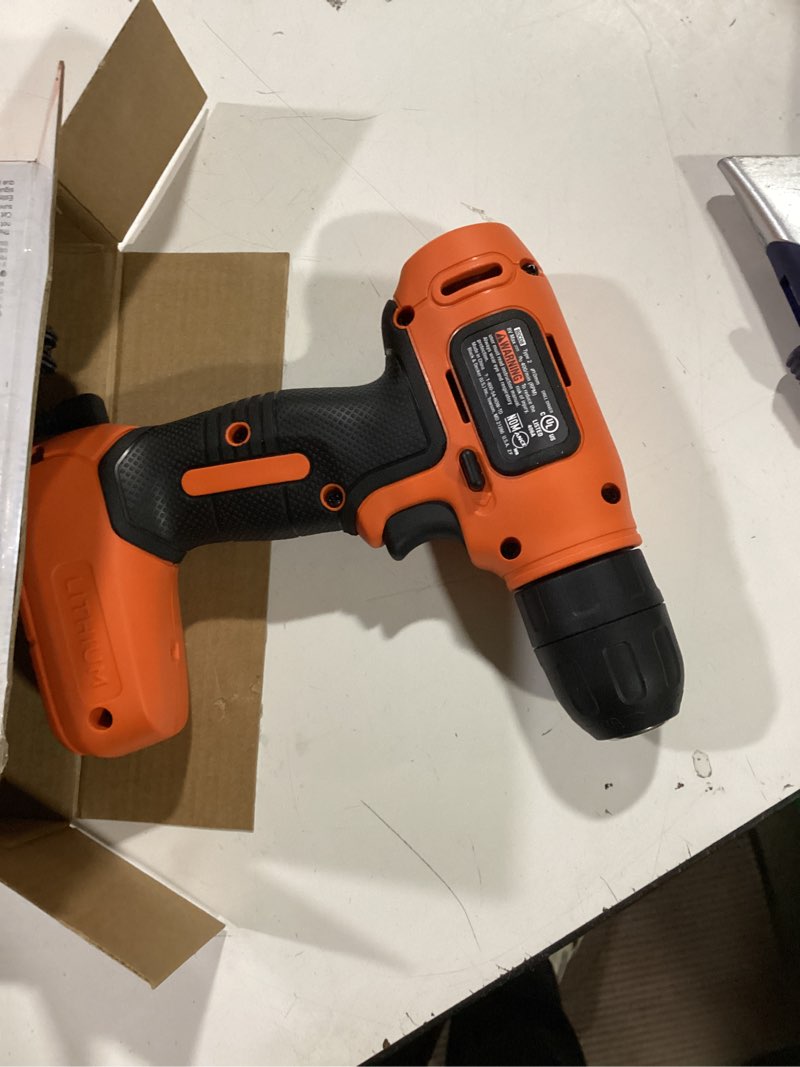 Condition photo showing Good Condition for BLACK+DECKER 8V MAX* Cordless Drill/Driver