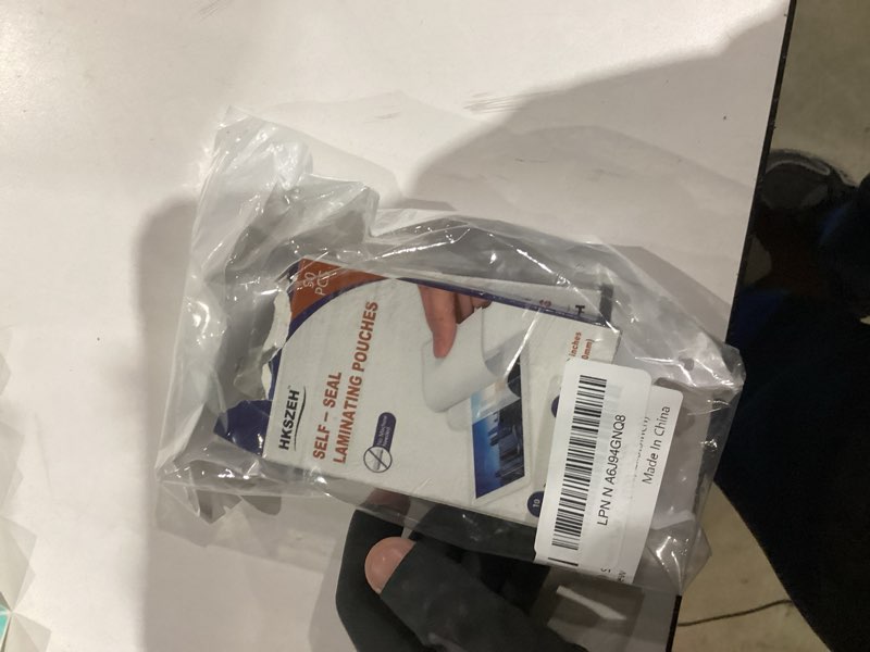 Condition photo showing New/Like New for 100 Pack 10 Mil Business Card Size Self Sealing Laminating Pouches 2“×3.5” Plastic Laminating Sheets 2.6"x3.9" Clear Lamination Paper for Office School Home Supplies Glossy Finish(No Laminator Need) 2x3.5inch 100