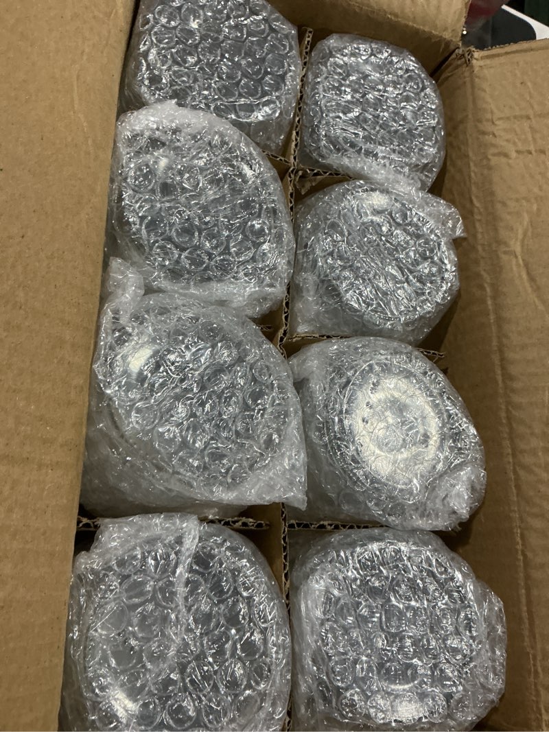 Condition photo showing Good Condition for 24 pack, 8 oz thick glass jars with metal lids, clear round candle making jars,empty food storage containers, mason canning jar for spice, powder, liquid, sample, lotion, cosmetic,dishwasher safe