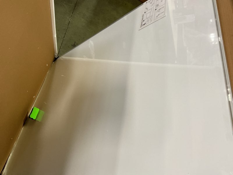Condition photo showing Good Condition for (Defective)Dry Erase Board/Magnetic Whiteboard 48 x 36 Inch-Ultra-Slim & Lightweight White Board -Includes 2 Markers, 1 Pen Tray, 4 Magnets & 1 Eraser