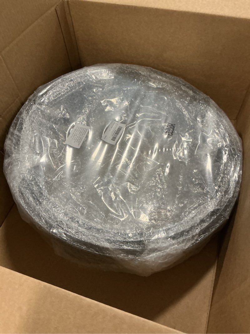 Condition photo showing Good Condition for Hotop 20 Pcs 18 Inch Metal Wreath Frame Christmas Dark Green Round Metal Wreath Form for Crafts & DIY Floral Decorations on Weddings New Year Party Home Decor