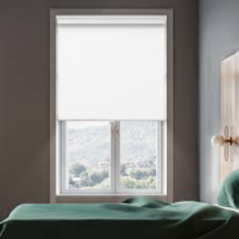 GENIMO 100% Blackout Roller Window Shades, Window Blinds Cordless with Thermal Insulated, UV Protect