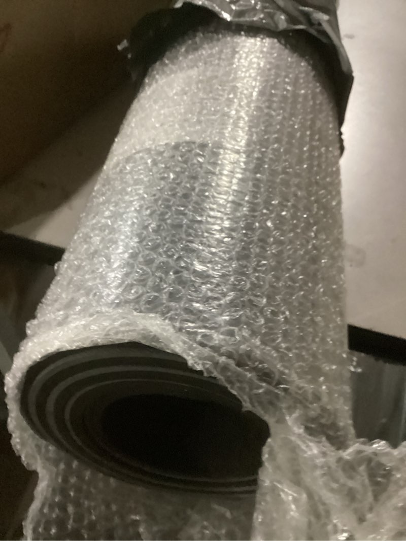 Condition photo showing New/Like New for large exercise mat – extra thick 10mm workout mat (72"x32") – non-slip tpe yoga mat for women & men – pilates, hiit, fitness & home gym mat – includes free carry bag grey - printed