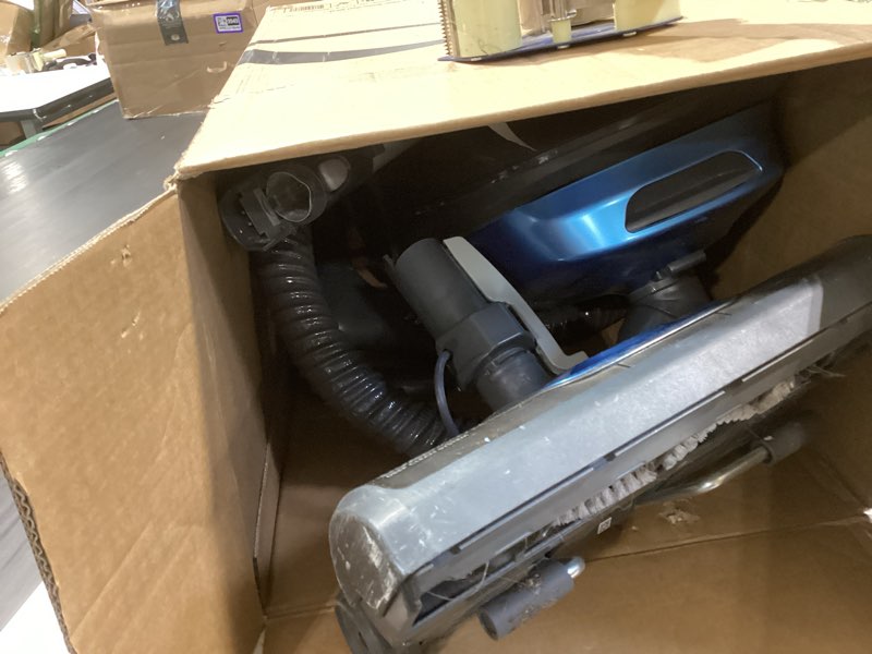 Condition photo showing As Is for Kenmore BC3005 Pet Friendly Lightweight Bagged Canister Vacuum Cleaner with Extended Telescoping Wand, HEPA, 2 Motors, Retractable Cord, and 4 Cleaning Tools, Blue