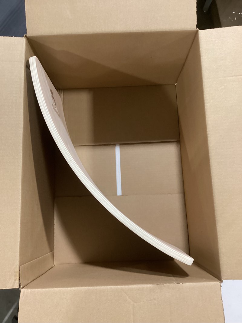 Condition photo showing Good Condition for Wooden Balance Board - 37 inch Finger Safe Wobble Board for Toddlers, Wooden Balance Board for Kids Medium (21")