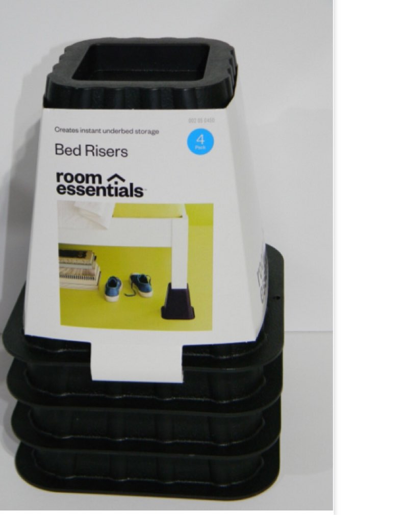 Bed Risers Espresso - Room Essentials™15 packet. One packet for 4 units 