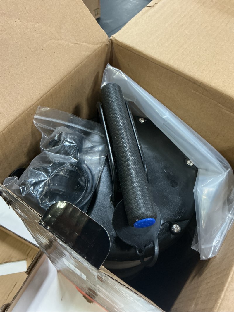 Condition photo showing Good Condition for four uncles 6.5l manual oil extractor pump for automotive, vacumm fluid extractor with pump tank remover & 4 tubes for oil change and a brake bleeder hose for brake fluid change