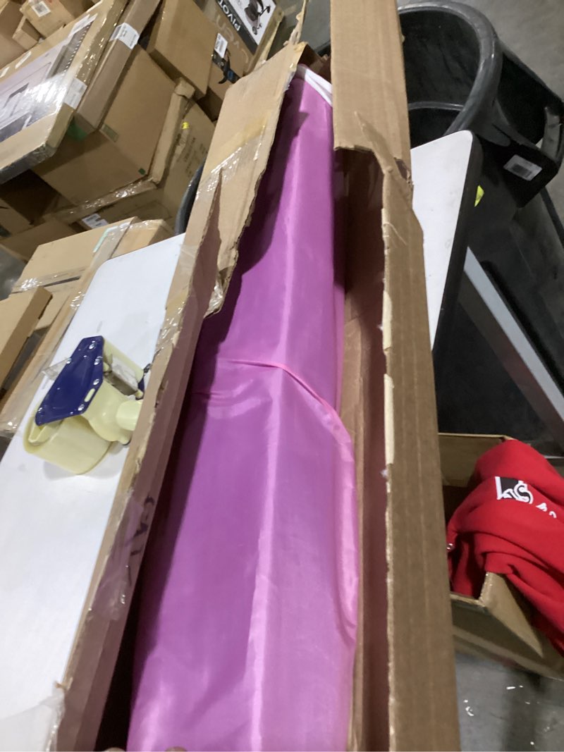 Condition photo showing As Is for 6FT/9FT Folding Balance Beam for Kids ages 3-15- Foldable Gymnastics Floor Beam,Anti-Slip ,Carrying Bag, Faux Suede Covered,EVA foam,Gymnastics Equipment for Kids Training At Home,School,Gym Center 6FT Leather Blue