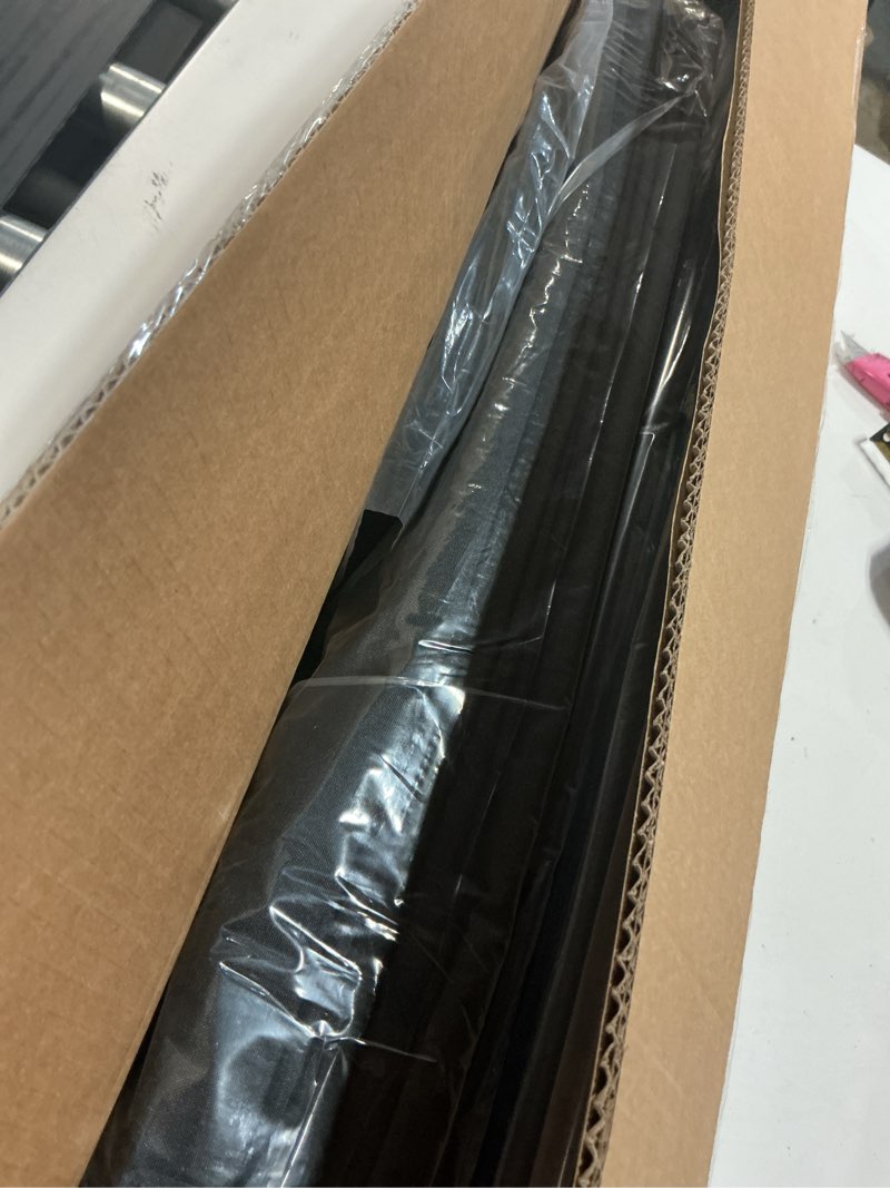 Condition photo showing Good Condition for kokorona 4 panel room divider, 6ft tall rolling privacy screen with lockable wheels, folding wall dividers portable room divider for room separation, included - cover strips, black, 88''w x 70''h 4 panel-88"w black