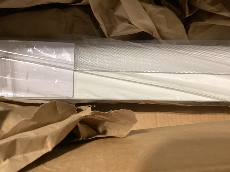 Condition photo showing Good Condition for LED Under Cabinet Lighting Hardwired or Plug in, 40 Inch 20W, Dimmable 5 Color 2700K/3000K/3500K/4000K/5000K, Linkable Eyes Care Design Counter Lights for Kitchen, Sink, ETL Listed, White