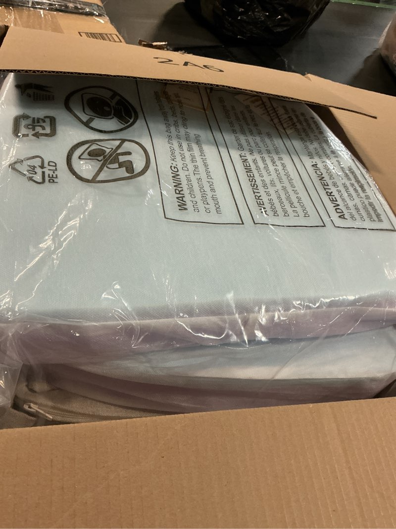 Condition photo showing Good Condition for sunrox cooling gel memory foam chair cushions, 2.6" thick u-shaped dual-layer comfort dining chair pads, non slip seat cushion with ties for indoor kitchen office 17"x16" set of 4, cream cream 16x17 inch (pack of 4)