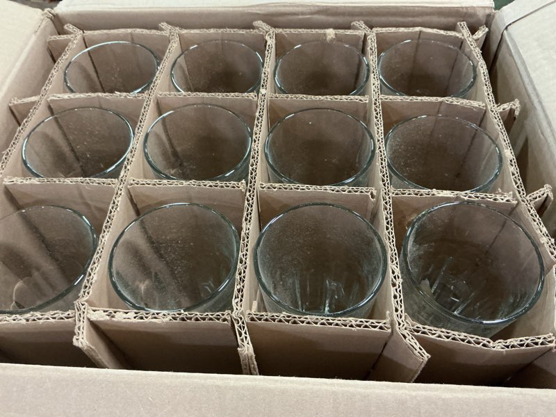 Condition photo showing Good Condition for Libbey Gibraltar Tumbler Glasses Set of 12, 16-Ounce, Iconic Heavy Base Tall Cocktail Glasses, Dishwasher Safe Glass Tumblers for Everyday Use