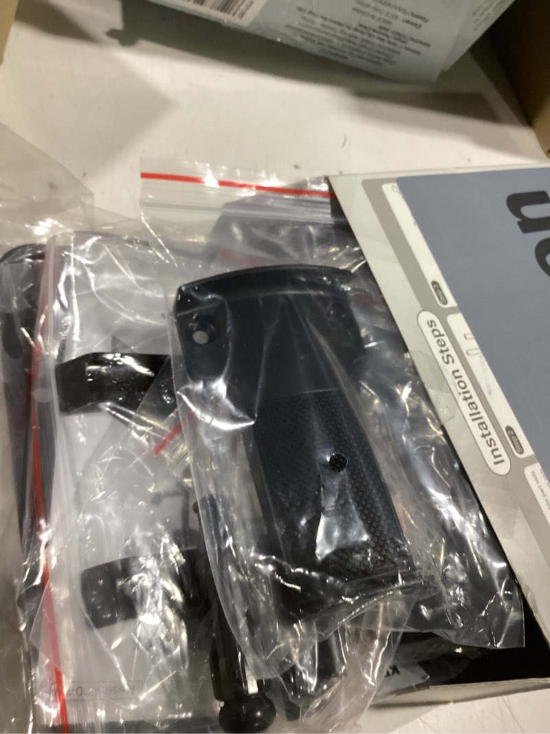 Condition photo showing Good Condition for kdd headphone stand, controller holder & headset holder for desk, earphone stand with aluminum supporting bar, universal storage organizer headphones/controller/switch/mobile phone black-new