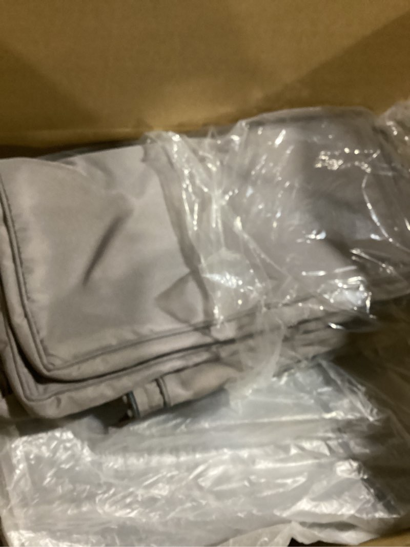 Condition photo showing Good Condition for Outdoor Chair Cushions Set of 4, Waterproof Outdoor Seat Cushions for Patio Furniture, Patio Chair Cushions with Handle and Ties, Square Outdoor Chair Pads,17" x 16" x 2", Light Grey