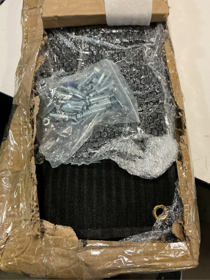 Condition photo showing Good Condition for Baquler 3 Pcs 10 x 30 Inch Heated Snow Melting Mats Winter Heated Outdoor Mats Slip Proof Melts up to 3 Inch/h for Snow Removal Stair Step Driveway Walkway Connection with 9.84 ft Power Cord(Grey) 10 x 30 Inch Gray