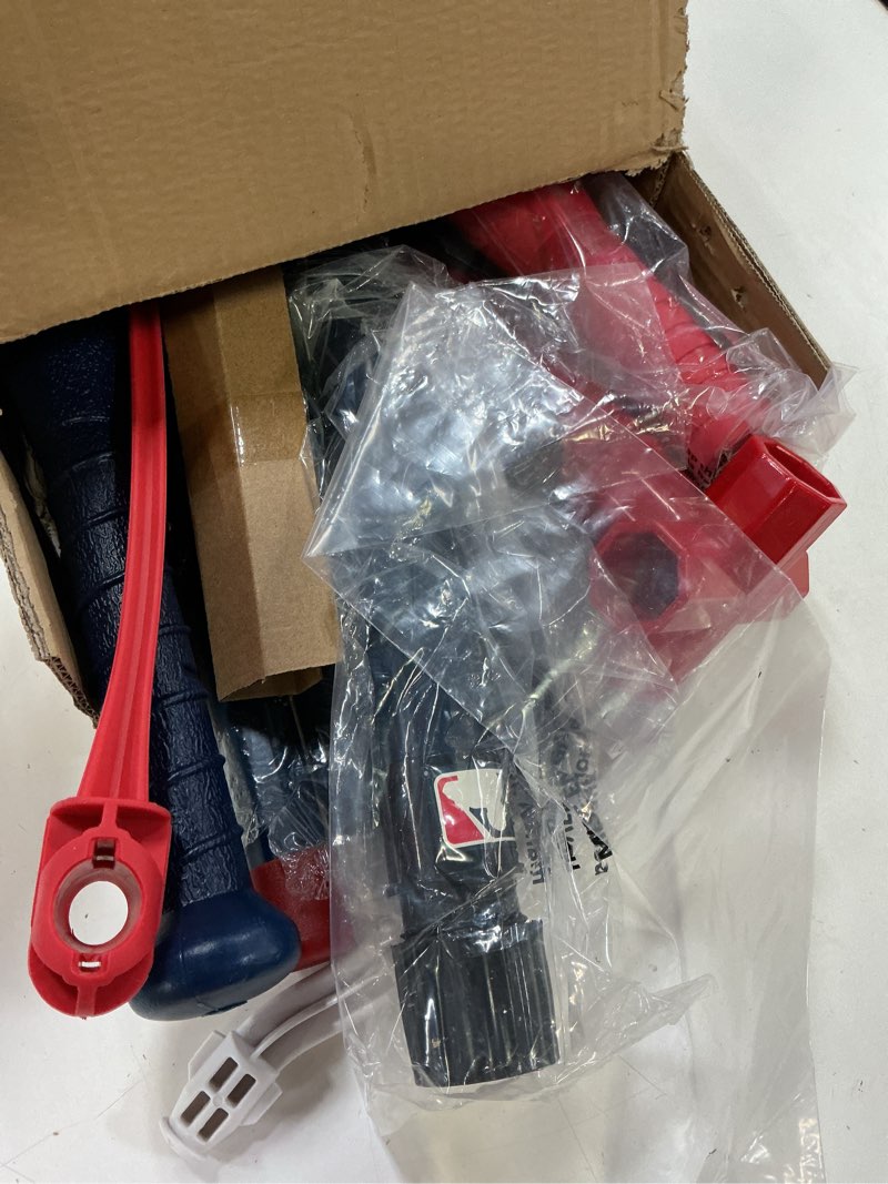 Condition photo showing Good Condition for franklin sports grow-with-me kids baseball batting tee + stand set for youth + toddlers - youth baseball, softball + teeball hitting tee set for boys + girls grow with me tee - mlb baseball