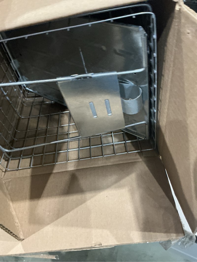 Condition photo showing As Is for havahart 1079sr large 1-door humane catch and release live animal trap cage - live raccoon trap, for bobcats, beavers, dogs, & more