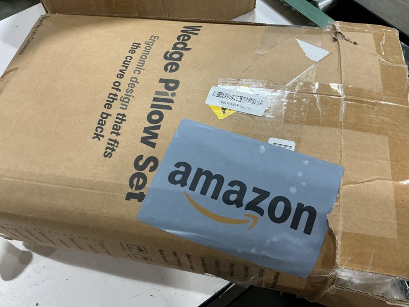 Condition photo showing As Is for Ziixmile Wedge Pillow Set for After Surgery – 5PCS Orthopedic Bed Wedge Pillow Set for Sleeping, Body, Back and Leg Pain Relief Comfortable & Adjustable Support Pillows-Anti Snoring (Grey)