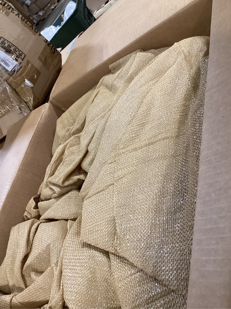 Condition photo showing Good Condition for shademart 16' x 20' sand sun shade sail rectangle canopy fabric cloth screen smsl, water and air permeable & uv resistant, heavy duty, carport patio outdoor - (we customize size) sand beige 1 6' x 2 0'
