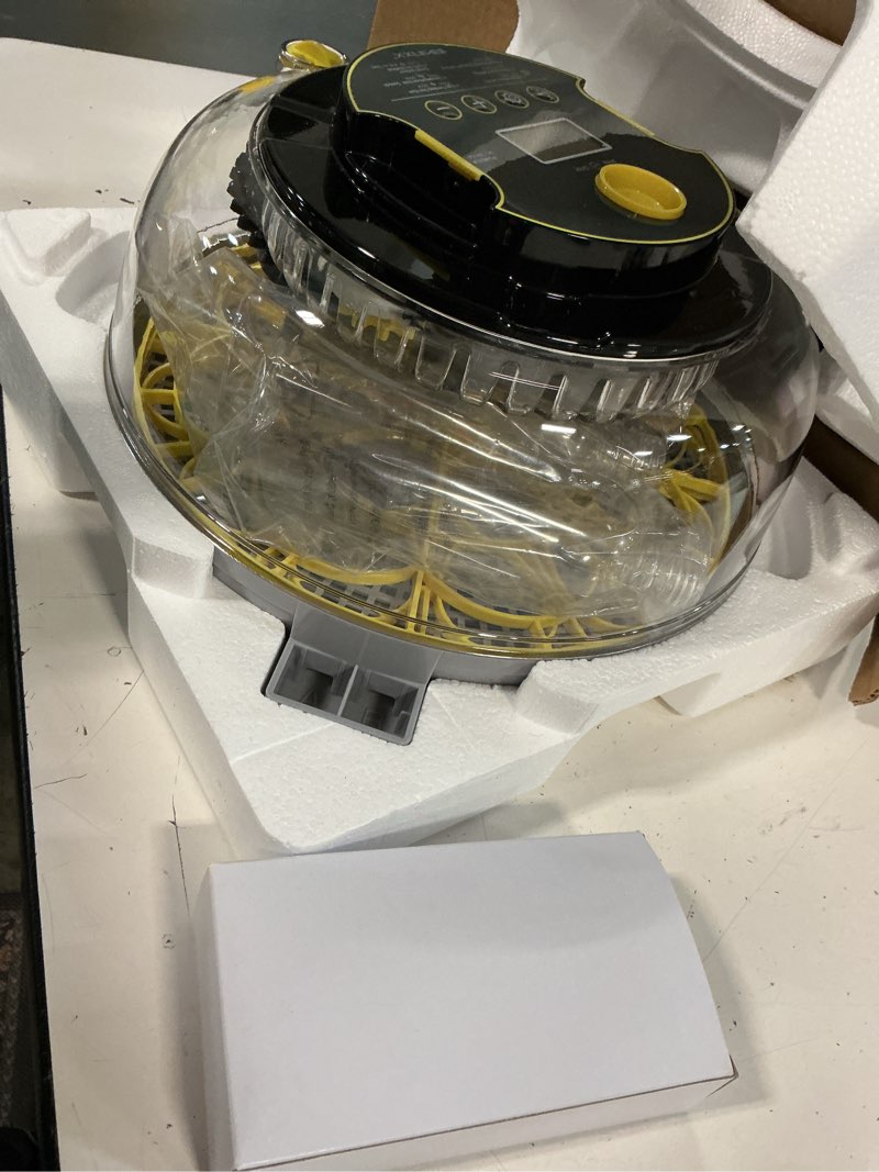 Condition photo showing Good Condition for ibkinxx incubator for hatching eggs-18 egg capacity, newly upgraded automatic egg turner, temperature & humidity control, 360° viewing for chicken, duck and quail eggs (black) 18 egg black
