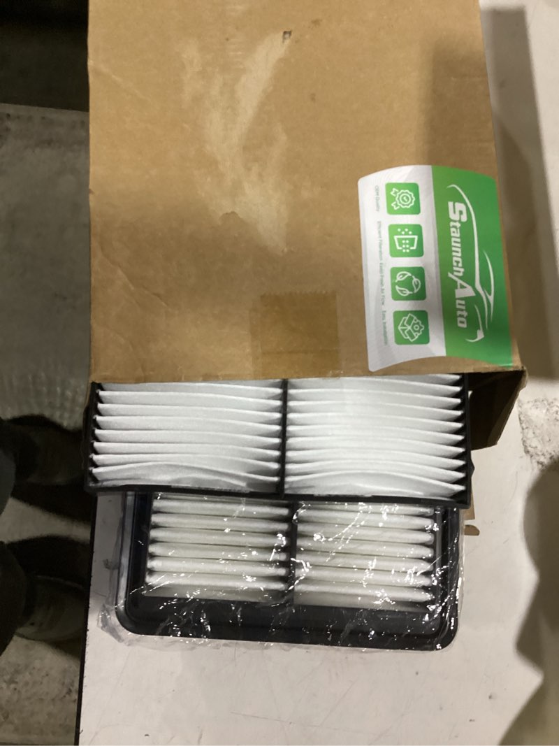 Condition photo showing As Is for engine & cabin air filter for 2019-2025 2026 mazda 3, 2019-2025 2026 cx-30, 2023-2026 cx-50 (not for hybrid) replacement bdts61j6x pah9-13-3a0a automotive accessories-2 pack for mazda 3 2019-26|cx-30 19-26|cx-50 23-26