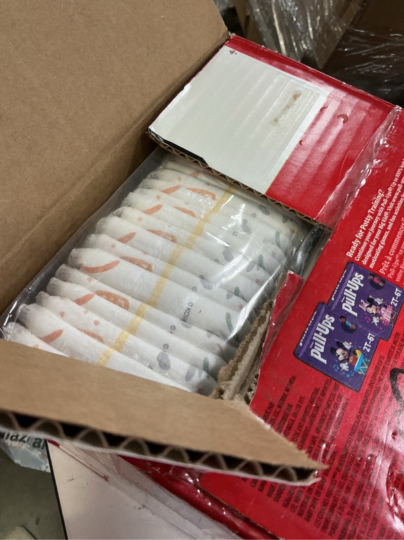 Condition photo showing Good Condition for huggies size 6 diapers, little movers baby diapers, size 6 (35+ lbs), 50 count (2 packs of 25), packaging may vary size 6 50