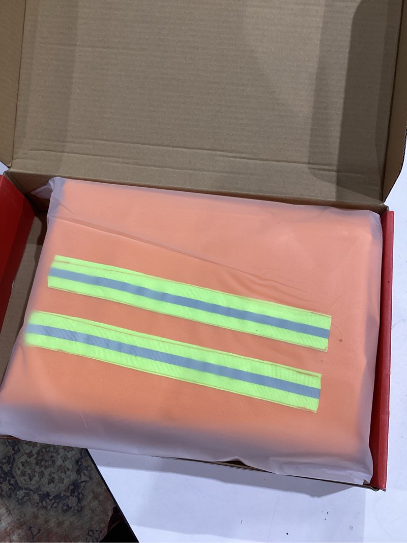 Condition photo showing Good Condition for upgrade fireproof hooded cloak double sided, fireproof blanket with luminous strip for adult,fire emergency survival safety blanket full body