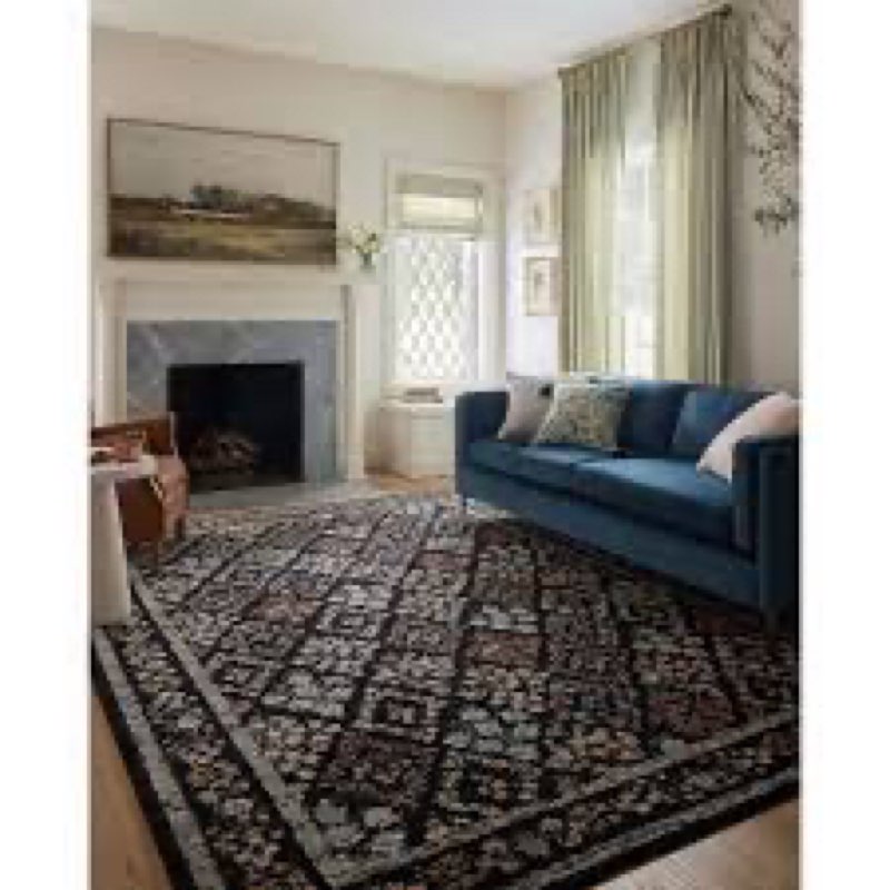 ( similarly )Sonoma Area rug 84186 color black   6 ft. 6 in. x 8 ft. 10 in. (200 cm x 270 cm)