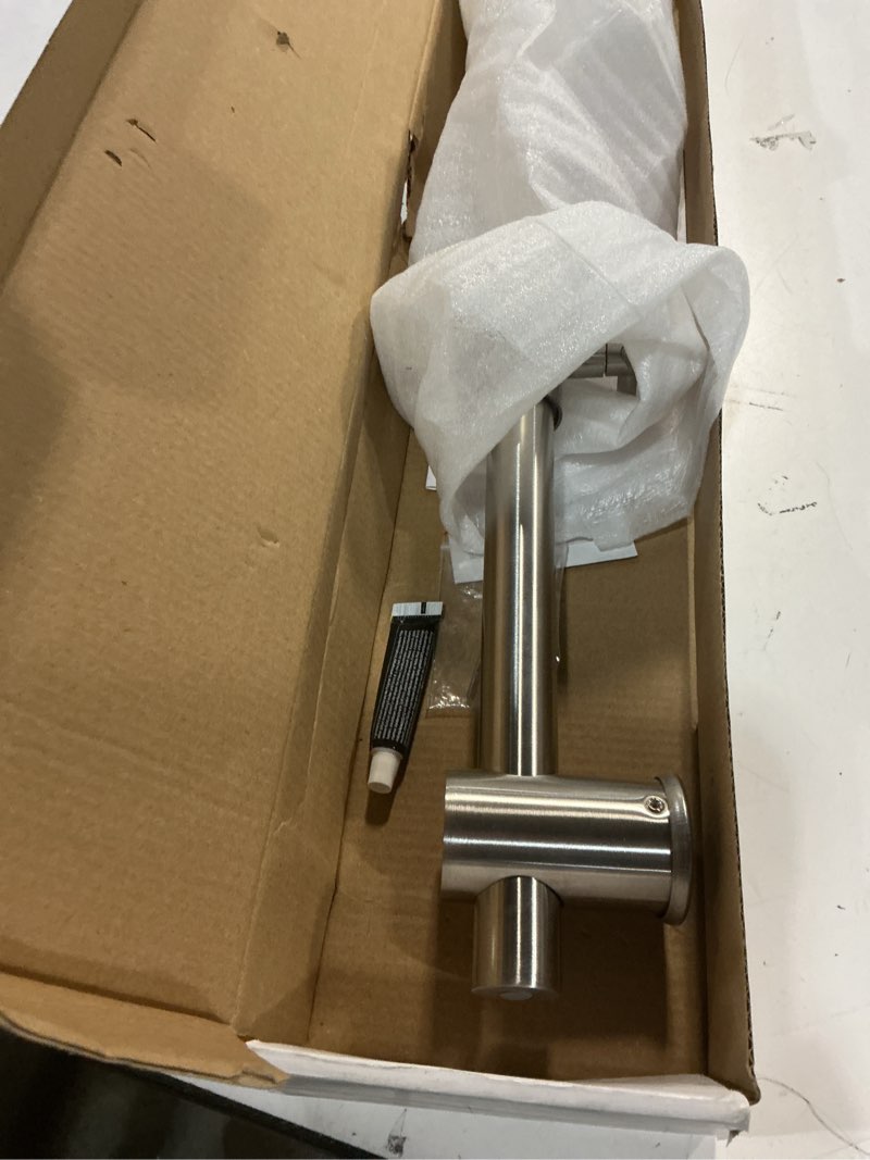 Condition photo showing Good Condition for Wall Mount Sliding Bar for Bathroom 26 Inch Shower Slide Bar with Metal Hand Shower Head Holder All Metal Shower Head Slide Bar, Brushed Nickel