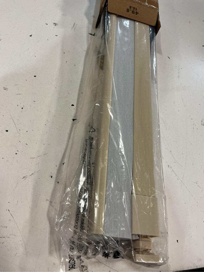 Condition photo showing Good Condition for lazblinds cordless cellular shades, no tools no drill blackout honeycomb shades pleated blinds for windows, 20'' w x 48'' h, soft cream blackout-soft cream 20'' w × 48'' h