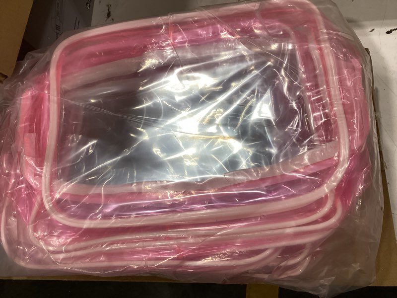 Condition photo showing Good Condition for weewooday 12 pieces clear makeup bags cosmetic storage bags pvc zipper pouches travel waterproof makeup plastic case for women organizing toiletries traveling bathroom(large,light pink) large light pink 12