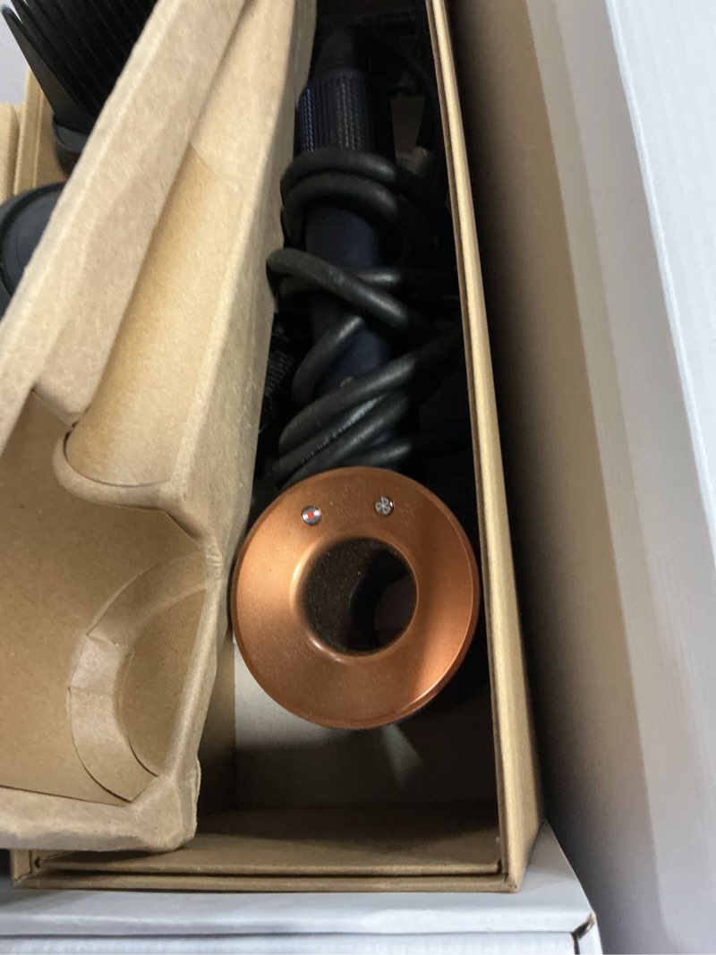 Condition photo showing As Is for dyson supersonic nural™ hair dryer amber silk