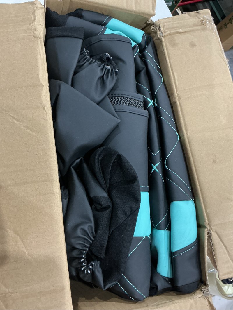 Condition photo showing Good Condition for road comforts seat covers, premium leather car seat covers full set for women girls,airbag compatible, automotive seat covers universal fit most cars,vans,truck,suv mint full set