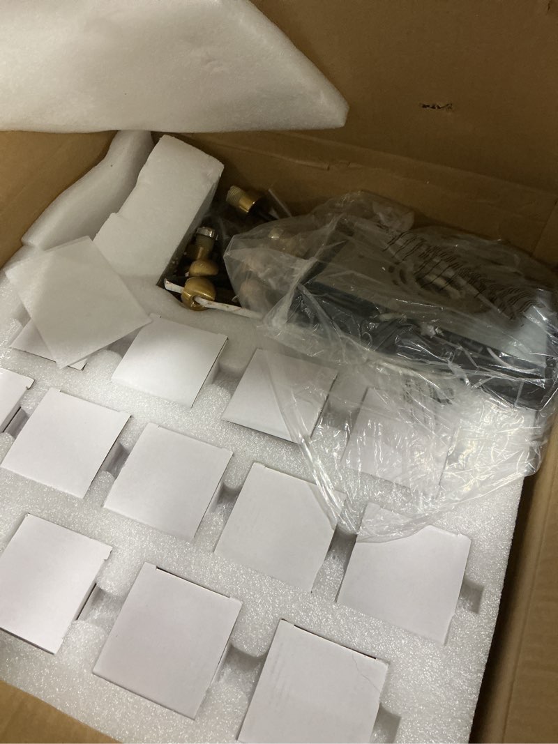 Condition photo showing Good Condition for KUSSCO 13-Light Crystal Ceiling Light Fixture Semi Flush Mount Ceiling Light Fixture Modern Black an