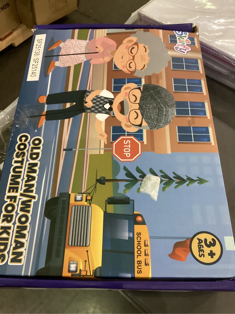 Condition photo showing New/Like New for Old man/ woman costume for kids