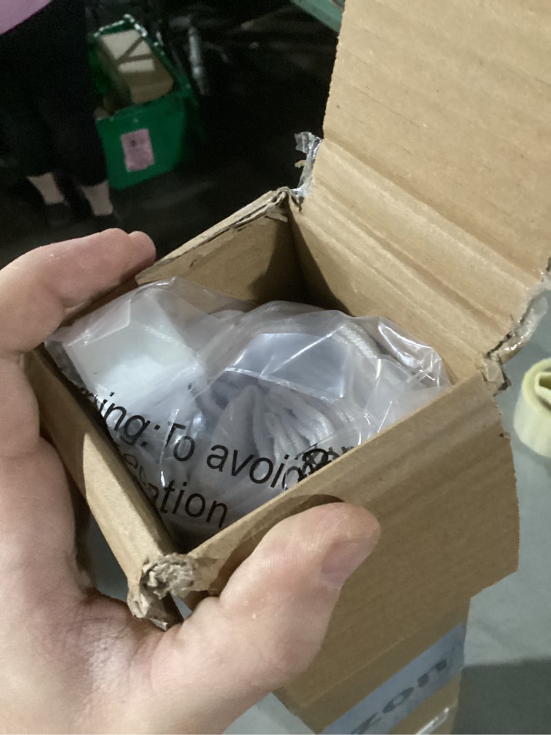 Condition photo showing New/Like New for no Drill Cordless Roman Shades for Windows, 24" W × 64" H - Light Filtering - Linen - White Light Filtering - Linen - White 24" W × 64" H