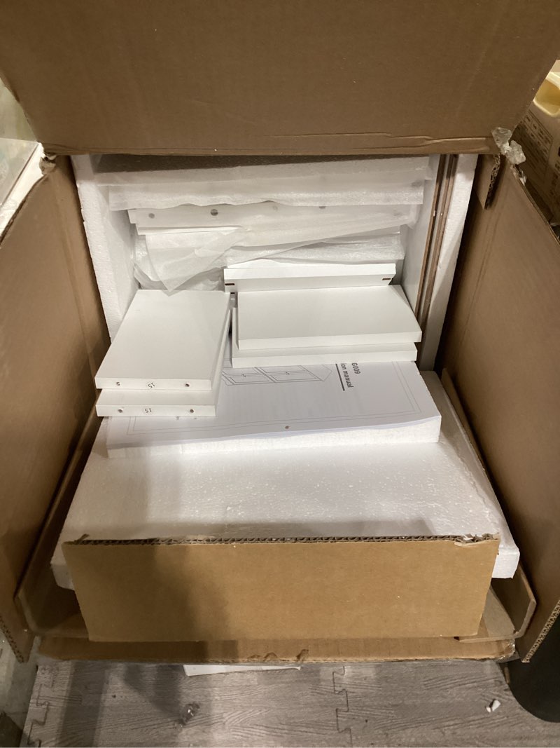 teenfon 51" h pantry cabinet with 4 doors, kitchen cabinet with 6 door shelves, storage cabinet for 