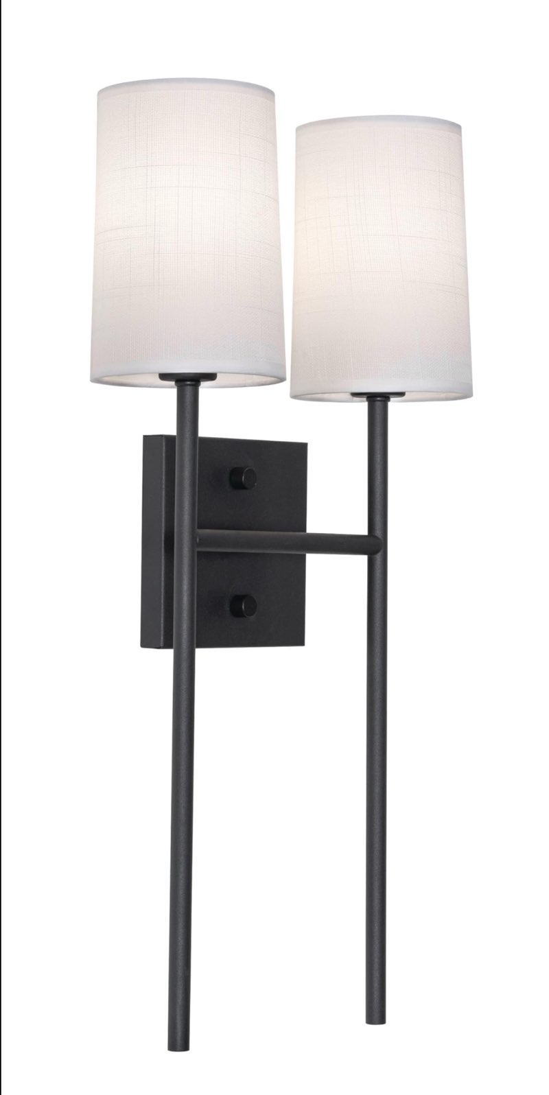 AFX Rose 2-Light LED Sconce - Black