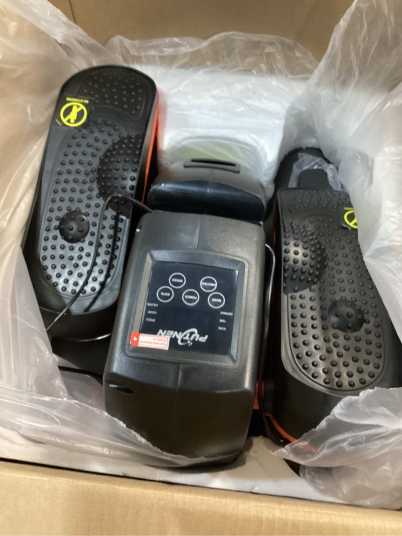 Condition photo showing Good Condition for Under Desk Elliptical Machine, Electric Elliptical Leg Exerciser for Seniors with 12 Adjustable, Portable Quiet Elliptical Exercise Machine, Seated Pedal Exerciser with Remote Control