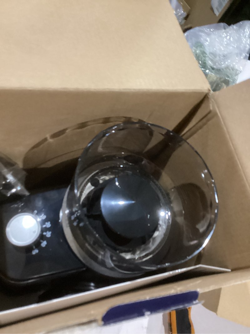 Condition photo showing As Is for SHARDOR Electric Burr Coffee Bean Grinder for Home Use, 40 Grind Settings with 50-Second Adjustable Timer, One-Touch Espresso Grinder, Black