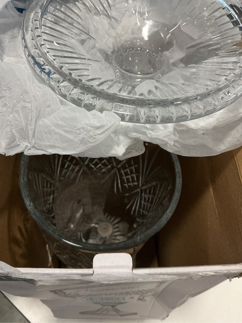 Condition photo showing Good Condition for Godinger Iced Beverage Dispenser, Dublin Crystal Collection - 1 Gallon