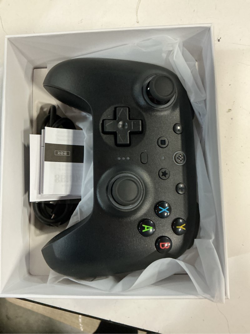 Condition photo showing Good Condition for 8BitDo Ultimate 2 Wireless Controller for Windows PC, Apple, Steam & Android, Gaming Controller with TMR Joysticks, Hall/Tactile Triggers, Motion Control, RGB Fire Ring, 1000Hz Polling Rate, Black Ultimate 2 Wireless Black